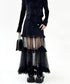 Sheer Tiered Skirt